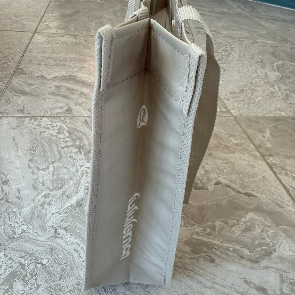 Lululemon Small Beige Tote Bag